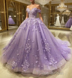 Lace Sky Blue Off the Shoulder Ball Gown Quinceanera Dresses