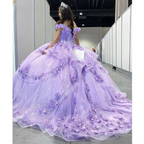 Light Blue Sparkly Off The Shoulder Appliques Formal Prom Dresses Quinceanera Dresses Sweet 16 Formal Prom Dresses Ball Gown