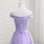 Light Purple Short New Style Homecoming Dress,New Party Dresses