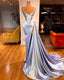 Lignt Sky Blue Satin Long Formal Prom Dresses Formal Evening Gown Party Dresses