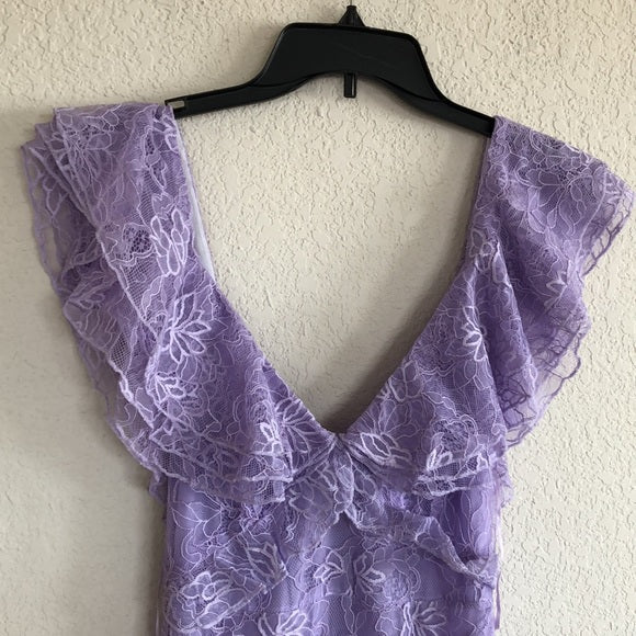 Lilac Lace Long Formal Prom Dresses Party Dresses 21Th Birthday Outfits