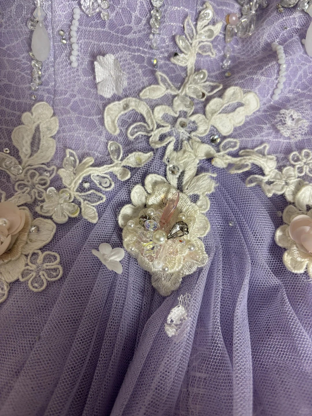 Lilac Strapless Formal Prom Dresses Long Formal Evening Party Dresses