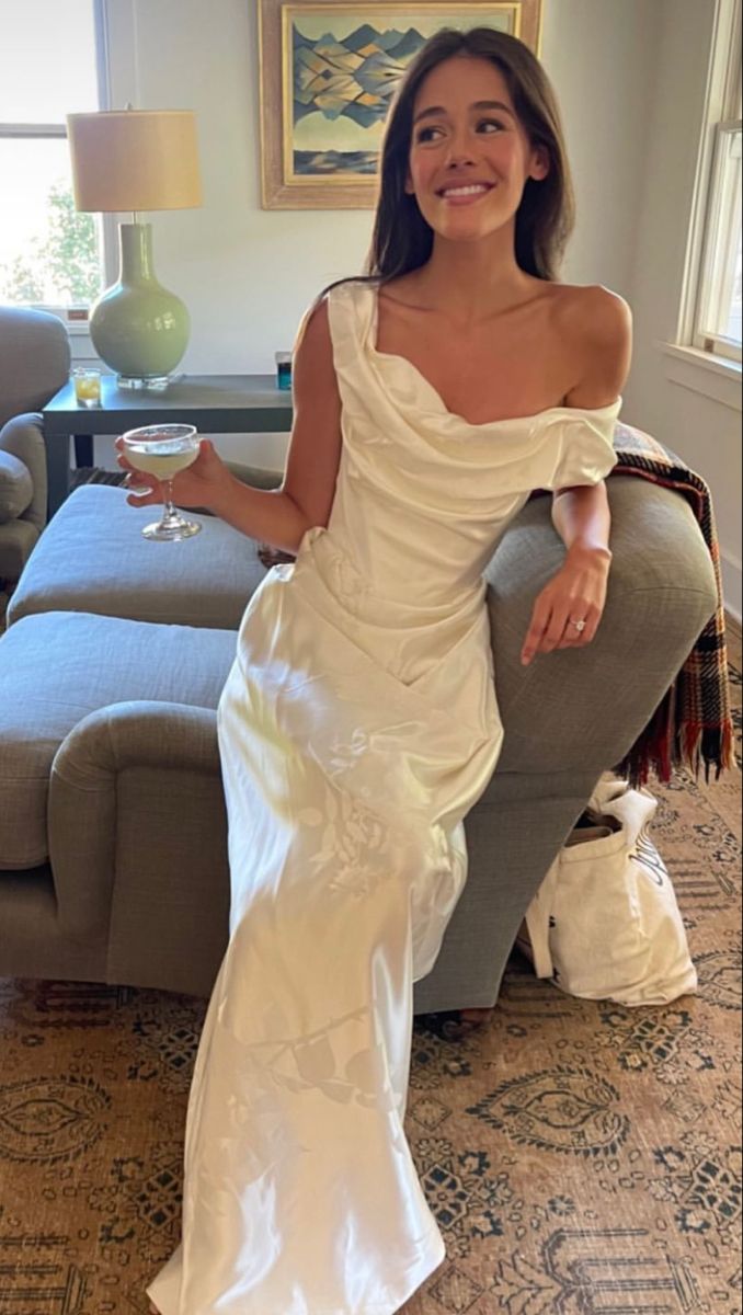 Long Formal Prom Dresses,  Formal Evening Dresses,Simple Wedding Gown Secondary image