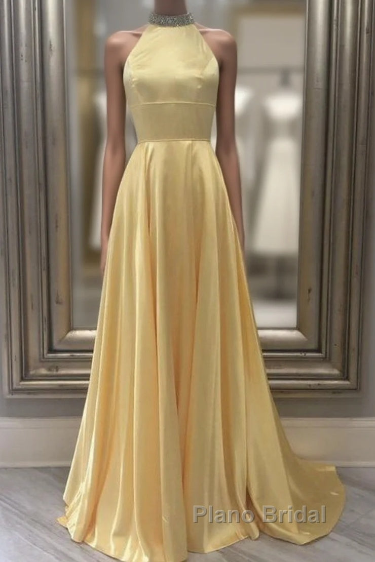 Long Yellow Formal Prom Dresses For Women Formal Dresses Evening Gowns Main image