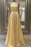 Long Yellow Formal Prom Dresses For Women Formal Dresses Evening Gowns