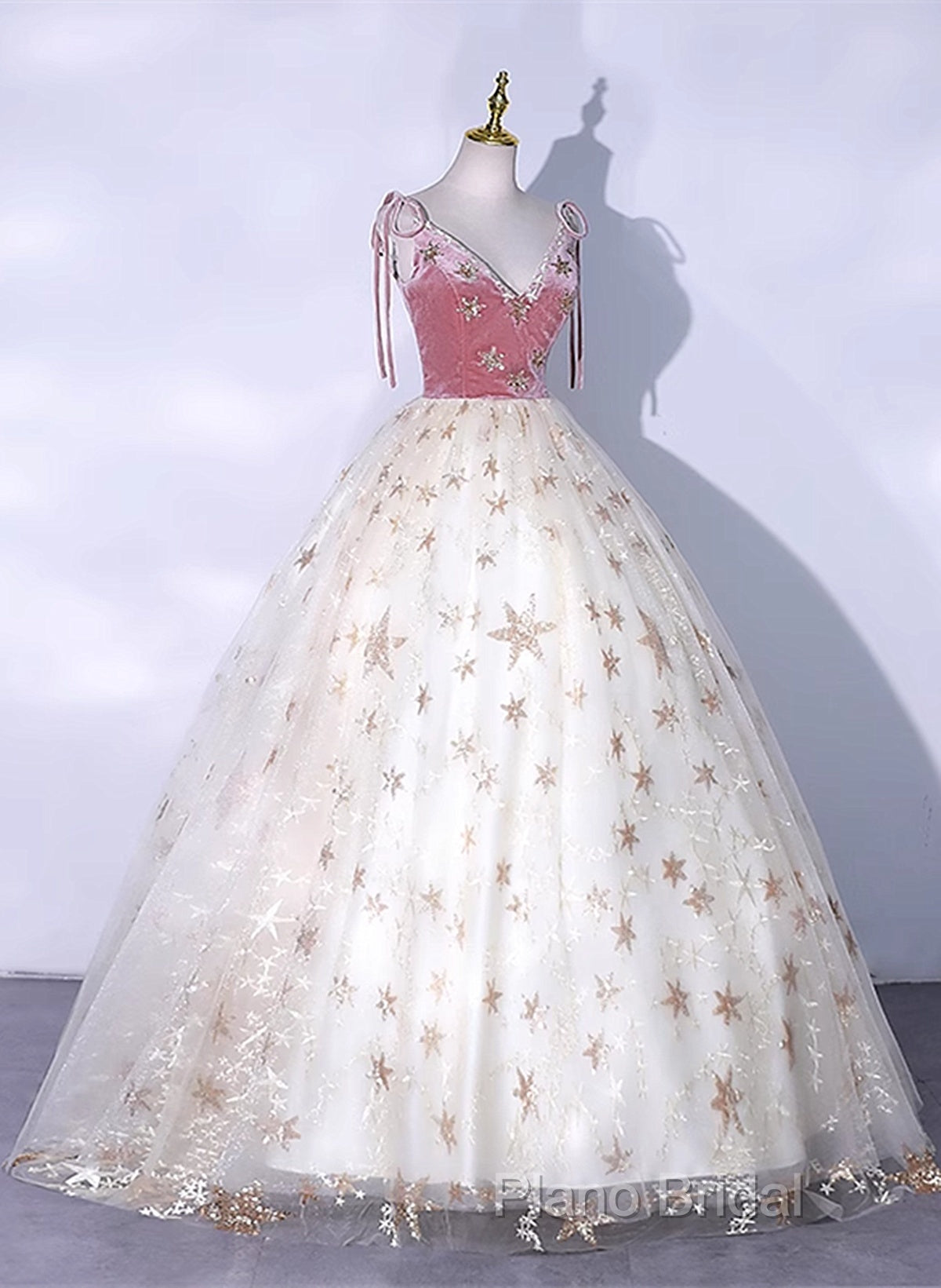 Lovely Ivory Tulle Ball Gown Straps Party Dresses, Ivory Sweet 16 Dresses Formal Dresses