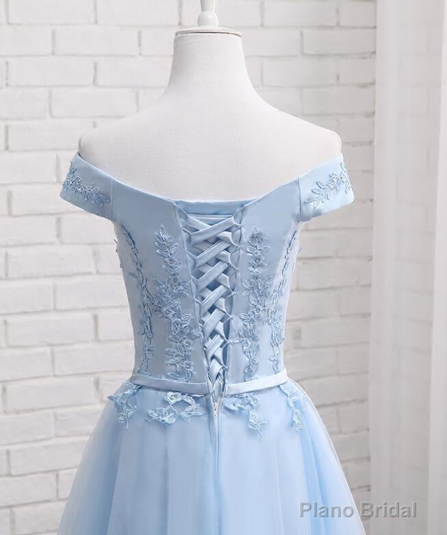 Lovely Off Shoulder Short Party Dress, Cute Homecoming Dress Secondary image