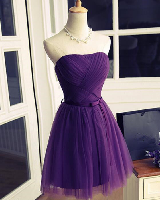 Lovely Purple Homecoming Dresses , Cute Formal Dresses Secondary image