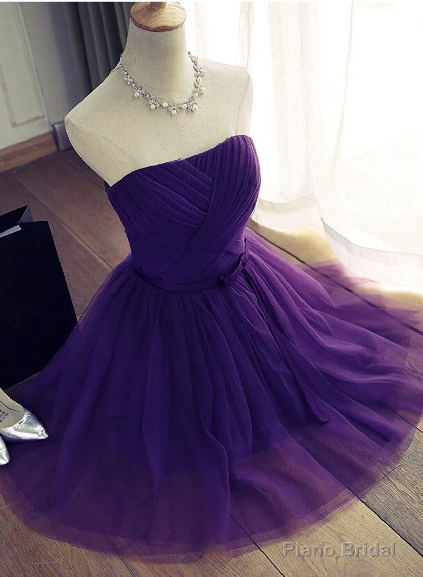 Lovely Purple Homecoming Dress , Cute Formal Dress Secondary image