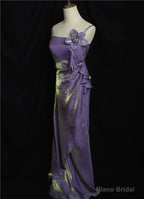 Lovely Straps Simple Long Party Dress, Vintage Style Floor Length Evening Dress