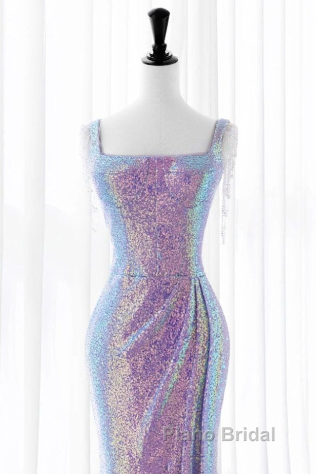 Luxurious Shiny Long Sequin Formal Prom Dresses Secondary image