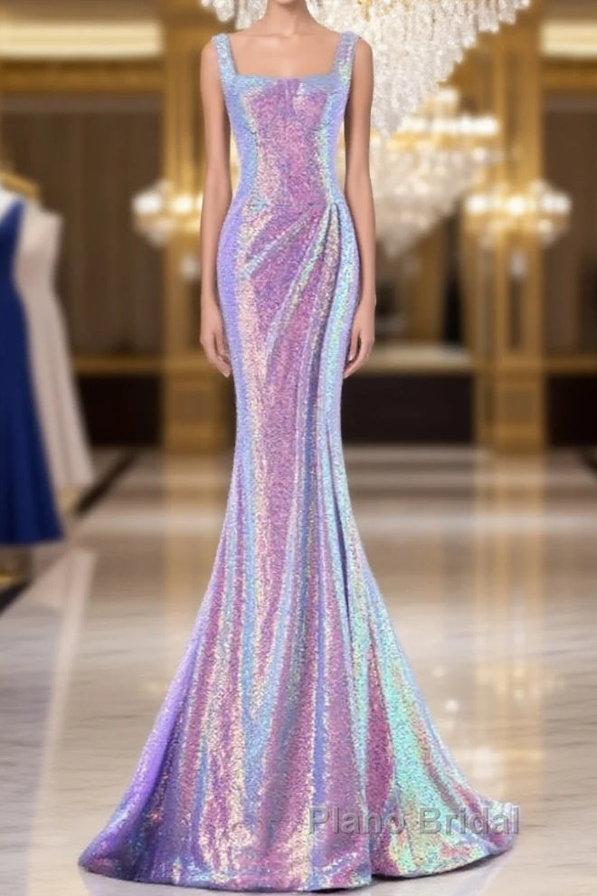 Luxurious Shiny Long Sequin Formal Prom Dresses Main image