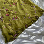 Mermaid Floral Chiffon Formal Evening Formal Prom Dresses