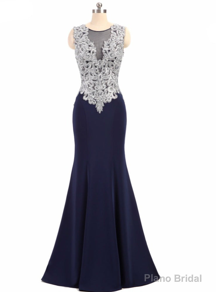 Mermaid Formal Women Dresses Illusion Back Main image