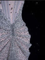 Mermaid Gowne??? Off The Shoulder Tulle Sequins Long Formal Prom Dresses For Formal Events &Quinceanera