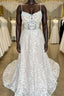 Mermaid Lace/Tulle A-Line Wedding Dresses With Open Back