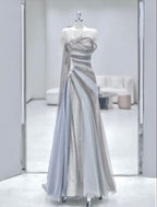 Mermaid Long Formal Prom Dresses Tulle Formal Evening Dresses