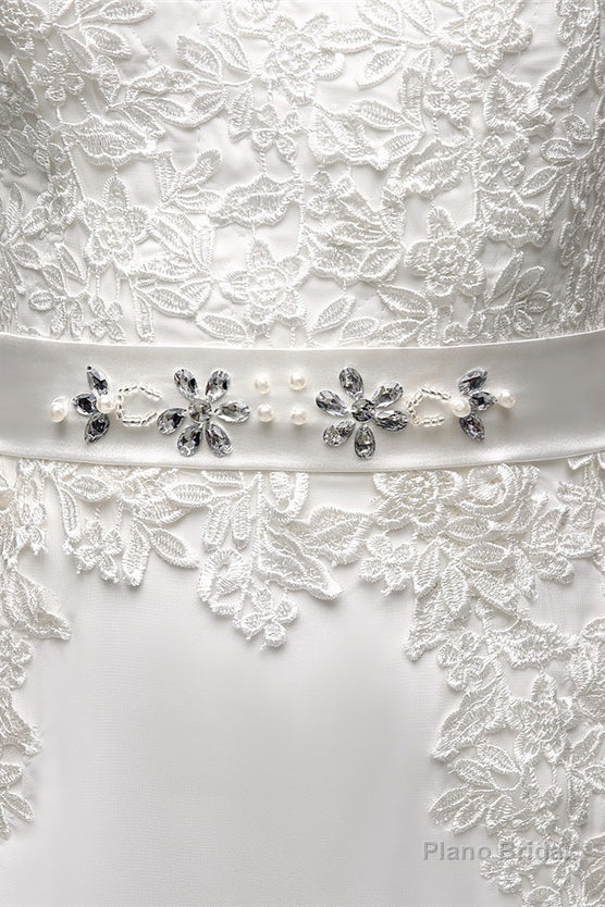 Mermaid Long Sleeves Long Wedding Dresses