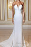 Mermaid Strapless Satin Wedding Gown