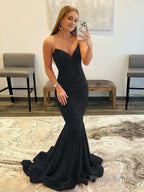 Mermaid Sweetheart Neck Sequins Homecoming Dresses