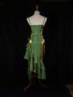 Mermaid Tea Length Vintage Fairy Style Formal Prom Dresses