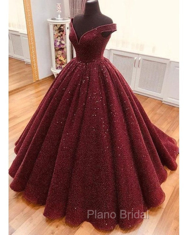 Mexican Quinceanera Dresses Ball Gown Sequin Off Shoulder Secondary image