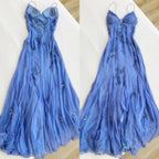 Modest A Line Spaghetti Straps Formal Prom Dresses 21Th Birthday Outfits