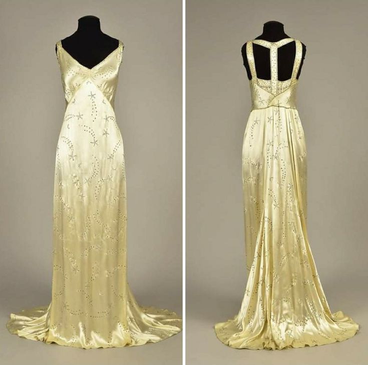 Modest A Line V Neckline Yellow Satin Beads Long Party Dresses Formal Prom Dresses
