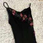 Modest Black Long Formal Prom Dresses With Flowers 22Th Birthday Outfits