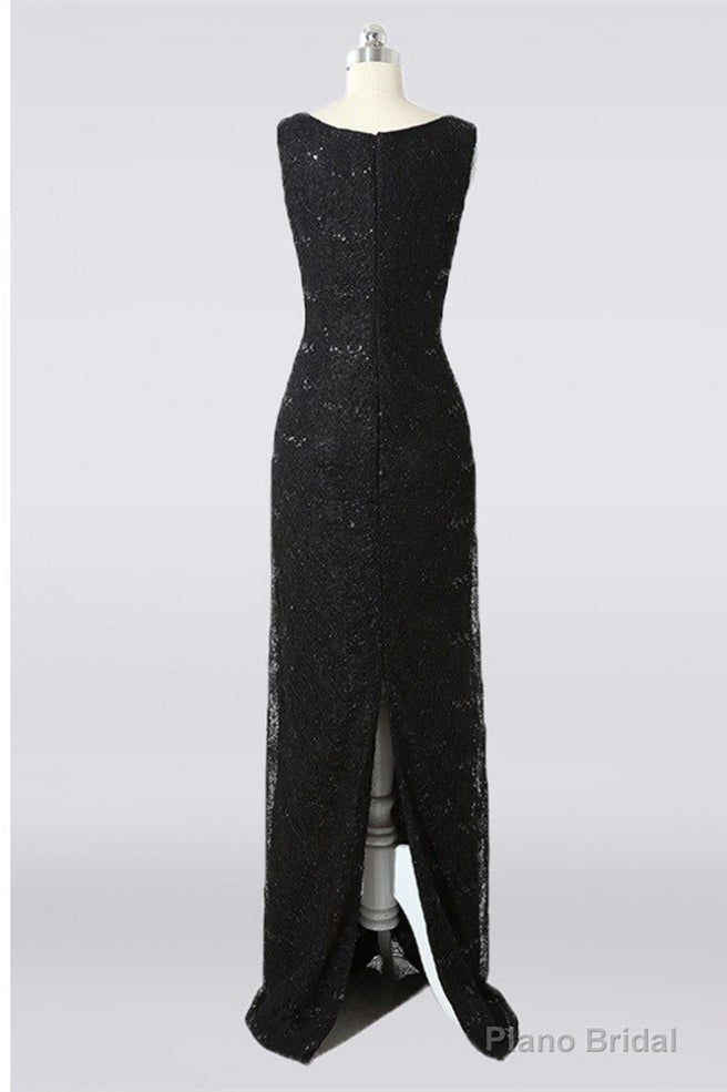 Modest Long Black Lace Mother Of The Bride