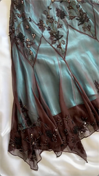 Modest Sheath Spaghetti Straps Chiffon Formal Prom Dresses Formal Evening Dresses With Beads