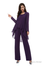 Mother of The Bride Dresses Pants Suit Long Sleeves with Jacket Outfit