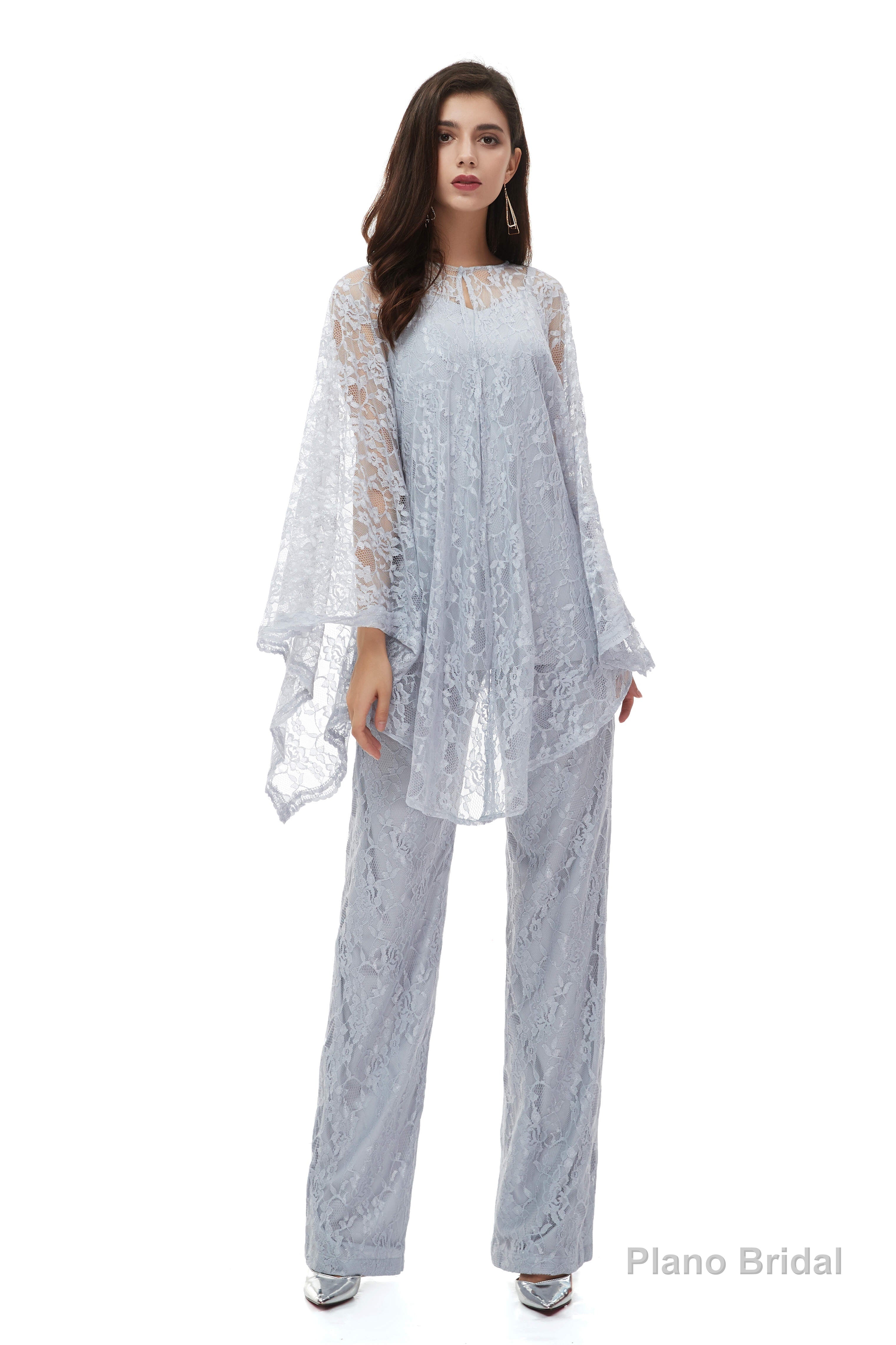 Mother of The Bride Plus Size Pant Suit Jacket Pant Chiffon Pant Set Main image