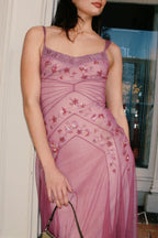 NiceVestidos--Pink Beaded Mid-Length Homecoming Dresses Formal Prom Dresses