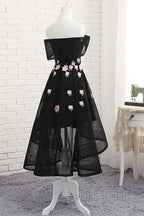 Off Shoulder High Low Fashionable Party Dresses, Homecoming Dresses, Lovely Formal Dresses