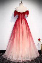 Off The Shoulder Burgundy Formal Prom Dresses, Wine Red Off Shoulder Formal Graduation Dresses