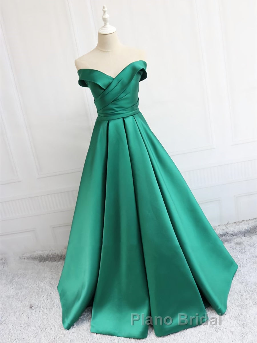Off the Shoulder Long Formal Prom Dresses, Off Shoulder Formal Evening Dresses Secondary image