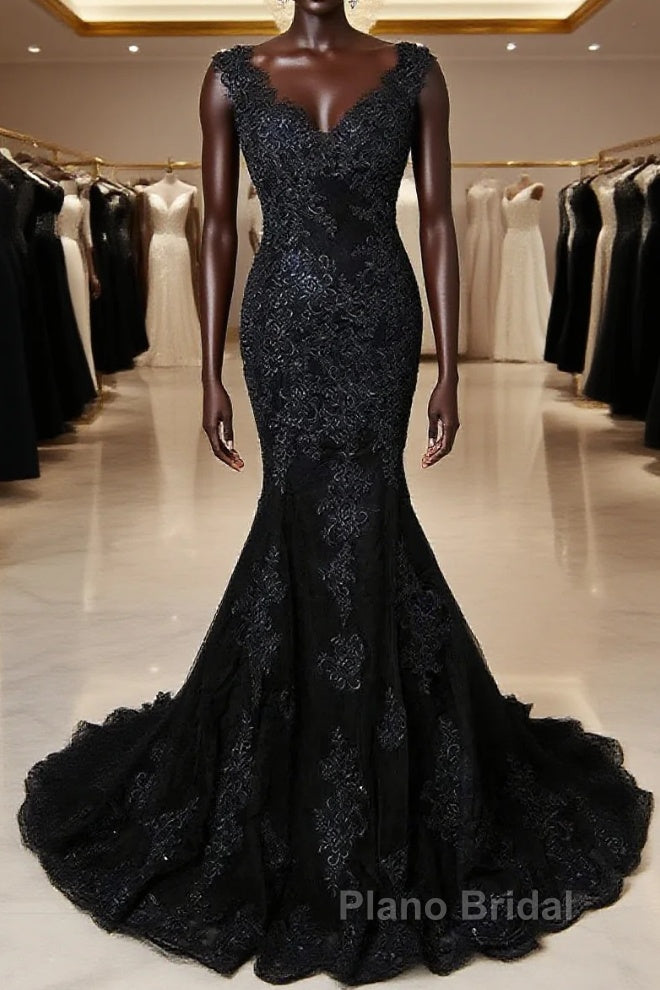 Off-The-Shoulder Long Wedding Dresses With Applique