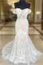 Off The Shoulder Mermaid Lace Wedding Dresses