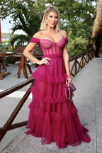 Off The Shoulder Formal Prom Dresses, Formal Evening Dresses, Formal Dresses