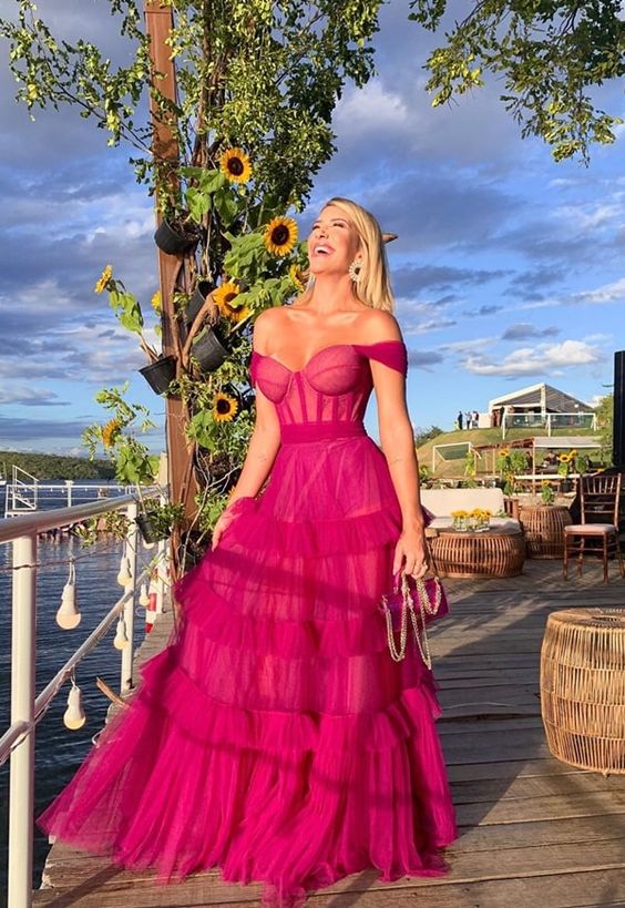 Off The Shoulder Formal Prom Dresses, Formal Evening Dresses, Formal Dresses Main image