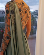 One Shoulder Beading Formal Evening Dresses Formal Prom Party Dresses