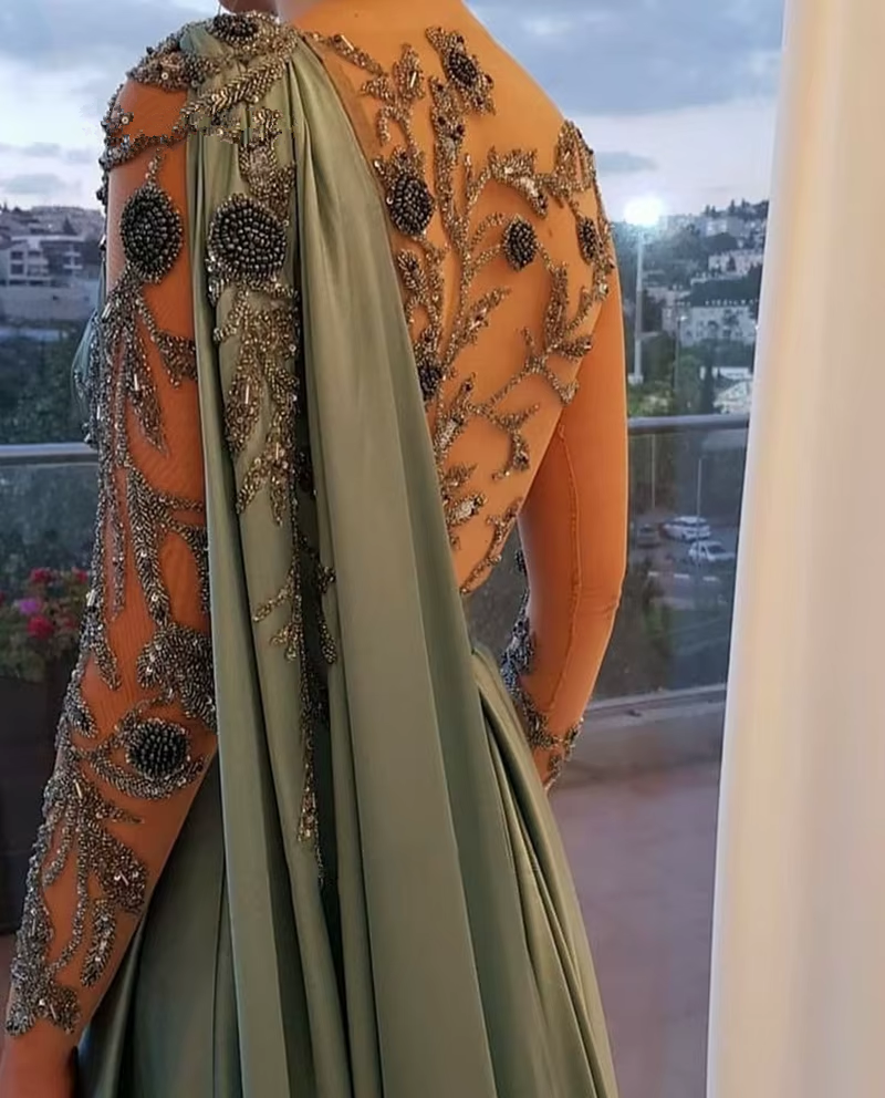 One Shoulder Beading Formal Evening Dresses Formal Prom Party Dresses
