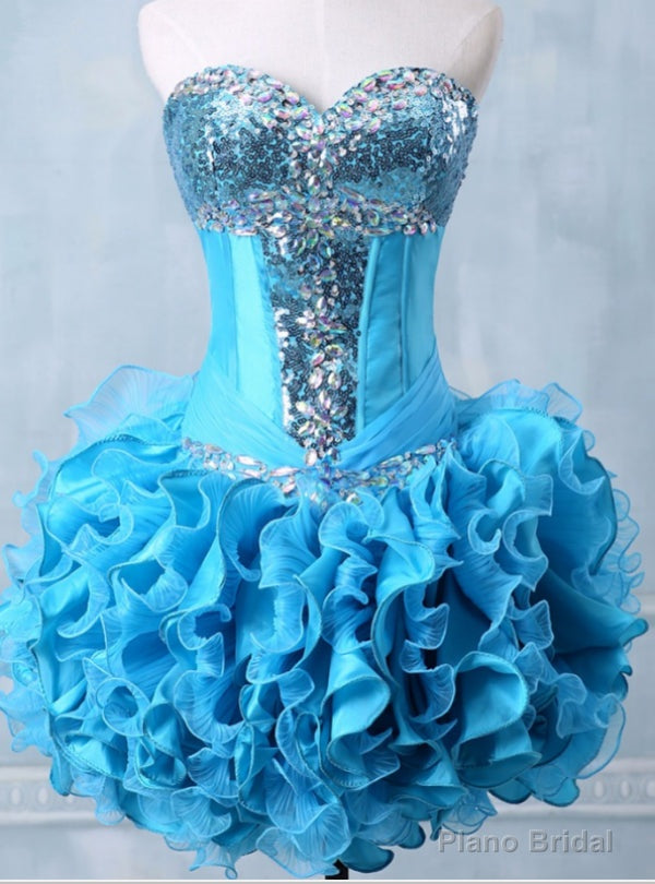 open air and burn a blue knee short for a cocktail party cocktail dress Main image