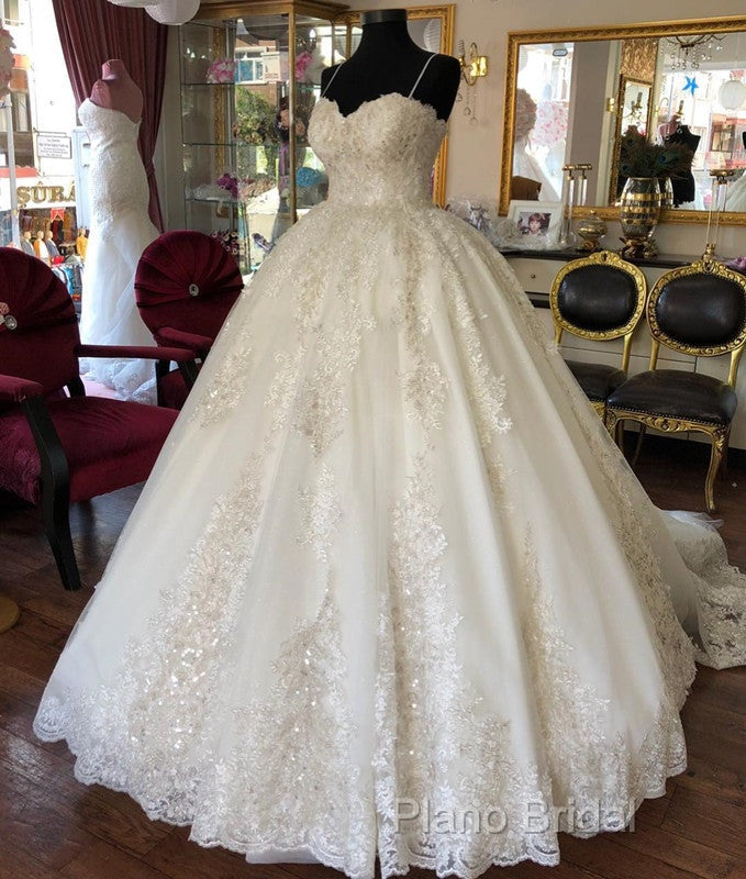 Organza And Tulle Sweetheart Lace Appliques Ballgowns Wedding Dresses Secondary image