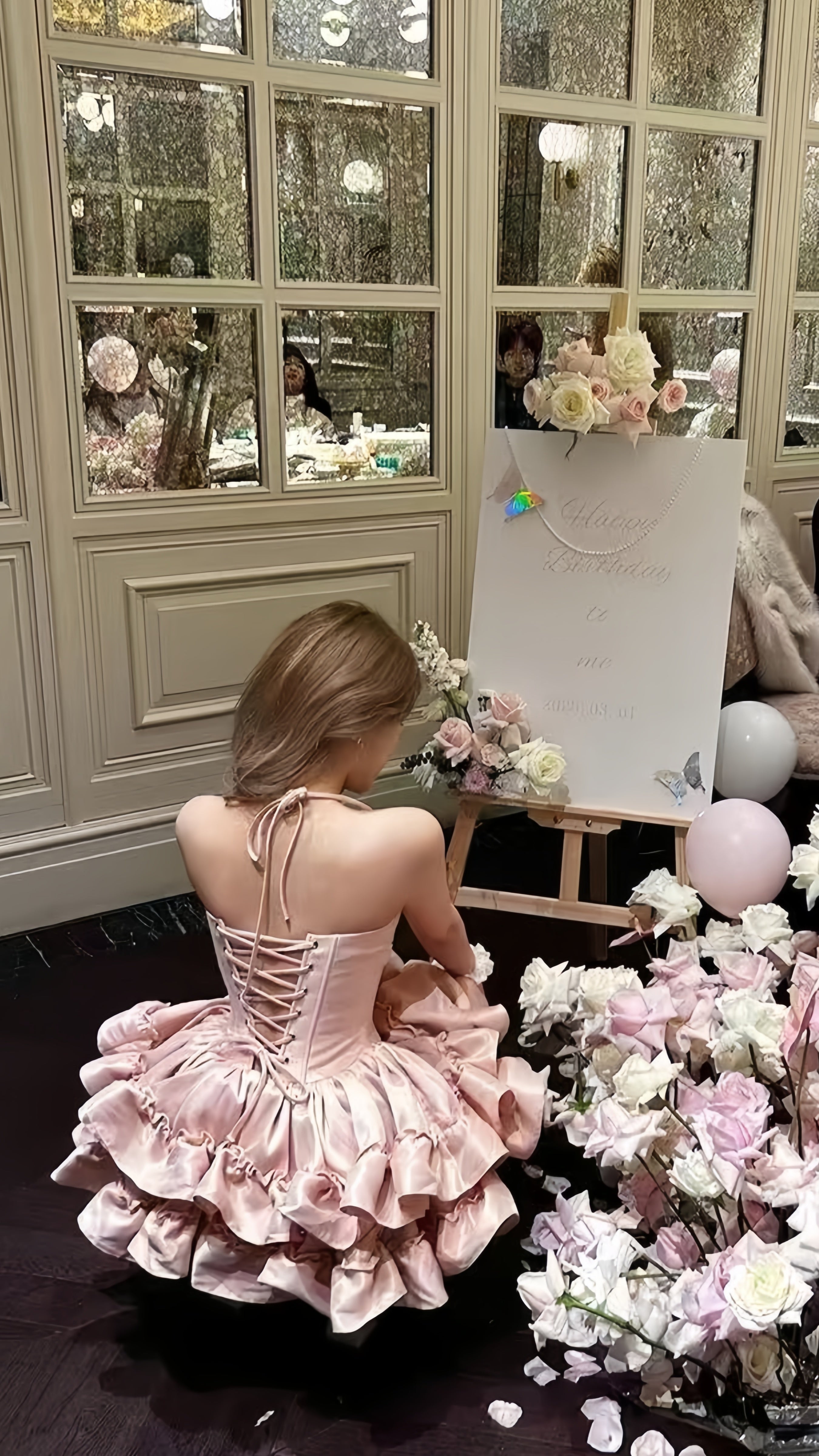Pink Homecoming Dresses Mini Party Dresses Birthday Formal Prom Graduation Dresses Secondary image