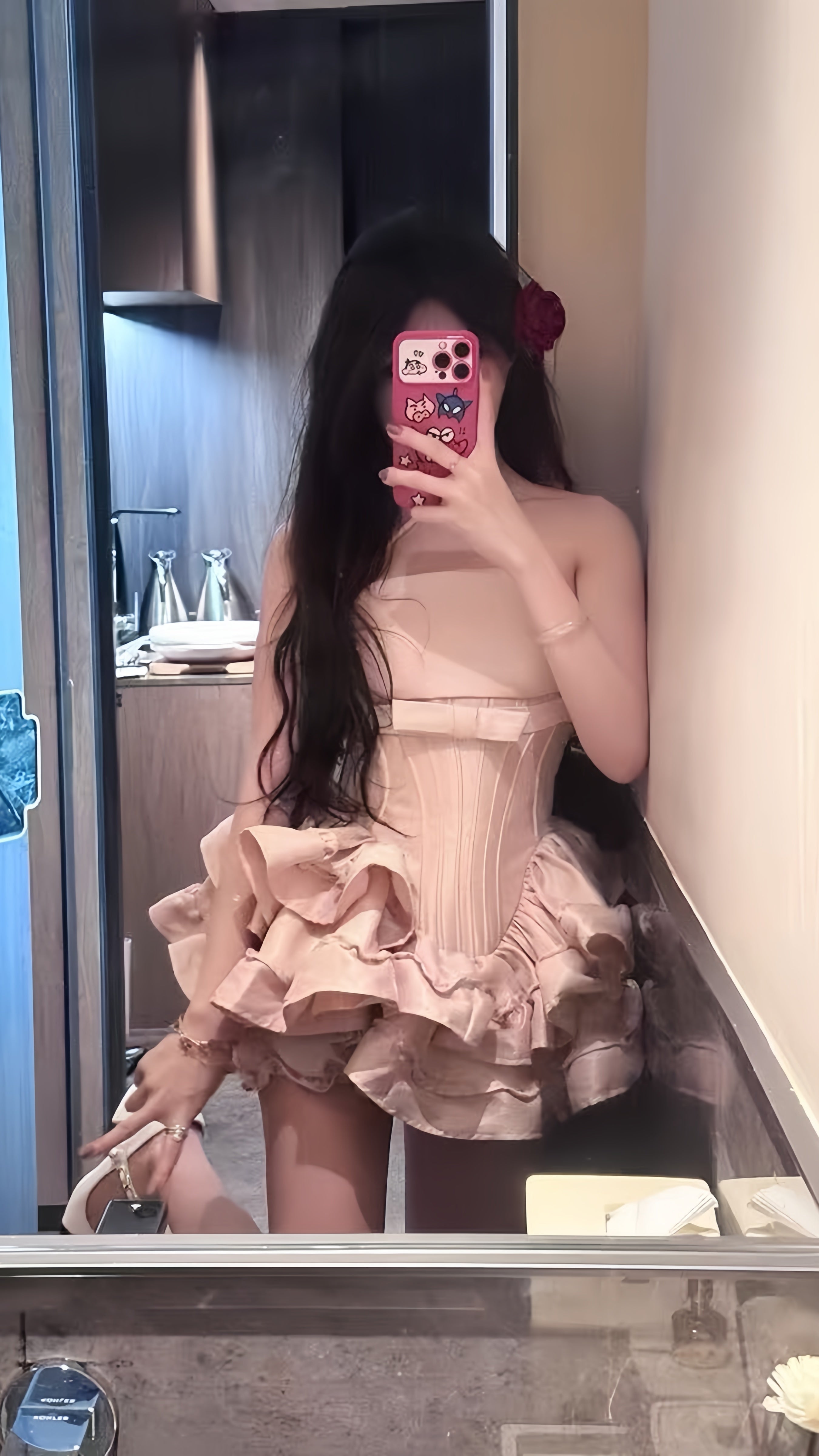 Pink Homecoming Dresses Mini Party Dresses Birthday Formal Prom Graduation Dresses