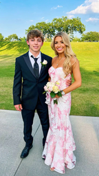 Pink Mermaid Strapless Print Floral Formal Evening Dresses Formal Prom Dresses Party Dresses