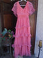 Pink Formal Prom Dresses Women Sexy Dresses Elegant Party Dresses