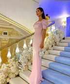 Pink Formal Prom Dresses Women Formal Party Formal Evening Gown